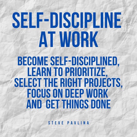 Self-Discipline at Work - cover