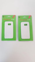 Telefoonhoesje wit 2 stuks Samsung Galaxy S7