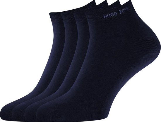 Vernederen Verzorgen Rimpelingen HUGO BOSS enkelsokken (2-pack) - heren sneaker sokken katoen - donkerblauw  - Maat: 47-50 | bol.com