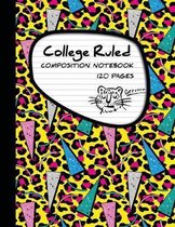 College Ruled Composition Notebook 120 Pages