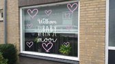 Muursticker4sale Geboorte sticker welkom lieve baby wat ben je mooi