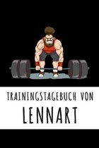 Trainingstagebuch von Lennart: Personalisierter Tagesplaner f�r dein Fitness- und Krafttraining im Fitnessstudio oder Zuhause