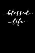 Blessed Life: Portable Christian Notebook: 6x9 Composition Notebook with Christian Quote: Inspirational Gifts for Religious Men & Wo