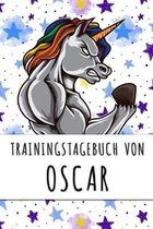 Trainingstagebuch von Oscar: Personalisierter Tagesplaner f�r dein Fitness- und Krafttraining im Fitnessstudio oder Zuhause