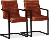 Eetkamerstoelen 2 stuks (Incl LW anti kras viltjes) - Eetkamer stoelen - Extra stoelen voor huiskamer - Dineerstoelen - Tafelstoelen - Huiskamer stoelen