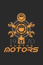 custom motors: 6x9 Engines - dotgrid - dot grid paper - notebook - notes