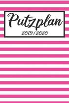 Putzplan 2019 / 2020: Haushaltsplaner 2019 2020 - Putzplan A5, Haushaltskalender, Timer, Uni Planer