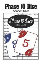 Phase 10 Dice Score Sheets