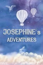 Josephine's Adventures: A Softcover Personalized Keepsake Journal for Baby, Cute Custom Diary, Unicorn Writing Notebook with Lined Pages