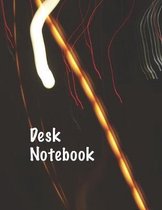 Desk Notebook: Blank Lined Notebook