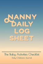 Nanny daily log sheet