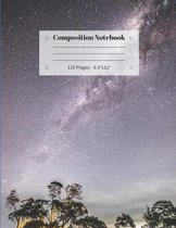 Composition Notebook: 110 pages - 8.5''x11''