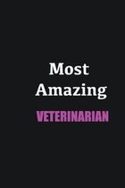 Most Amazing Veterinarian: Writing careers journals and notebook. A way towards enhancement