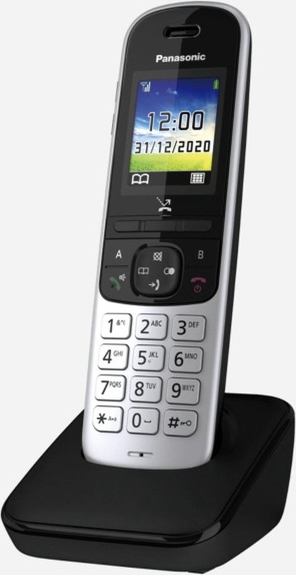 PANASONIC KX-TGH710 DECT draadloze telefoon - 1x handset - zwart/zilver |  bol.com