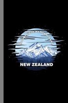Mount Cook National Park: Nature Gift For Mountaineering (6''x9'') Dot Grid Notebook To Write In