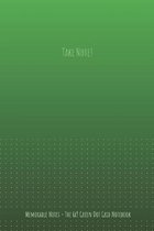 The 6x9 Green Dot Grid Notebook - Take Note!