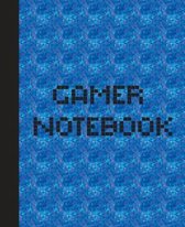 Gamer Notebook: The Game is Never Over. Perfect Unique Gift Idea Wide Ruled Notebook, Composition Sketch Book to write in for Mens Wom