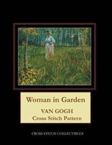 Woman in Garden: Van Gogh Cross Stitch Pattern