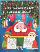 Christmas coloring book for kids & toddler
