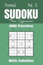 Normal Sudoku Nr.5: 480 puzzles with solution