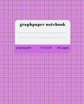 Graph Paper Notebook: graph paper 5 squares per inch: Math and Science Composition Notebook for Students