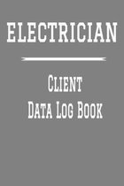 Electrician Client Data Log Book