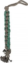 Duvo+ Freshmint dental tug rope Grijs/mint 19cm