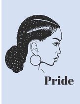 Black Pride: Primary Composition Notebook with College Ruled Paper