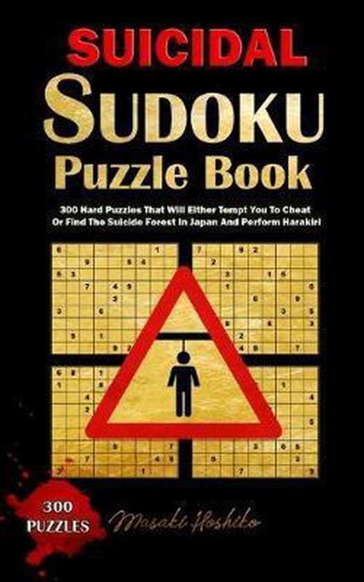 Suicidal Sudoku Puzzle Book - cover