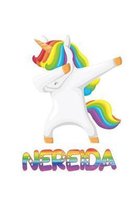 Nereida: Nereida 6x9 Journal Notebook Dabbing Unicorn Rainbow