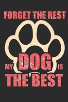 Forget the rest my dog is the best: Notebook dotted