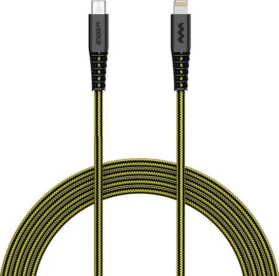 SoSkild Oplaadkabel – Lightning naar Usb c kabel – 1,5m lang – Extra  Stevige iPhone... | bol.com