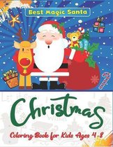 Best magic Santa Christmas coloring books for Kids ages 4-8