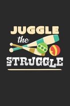 Juggle the struggle: 6x9 Juggling - dotgrid - dot grid paper - notebook - notes