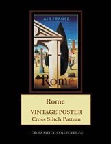 Rome: Vintage Poster Cross Stitch Pattern