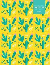 Sketch 110 Pages: Cactus Sketchbook for Kids, Teen and College Students - Succulent Llama Pattern