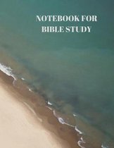 Notebook for Bible Study: 116 Pages Formated for Scripture and Study!