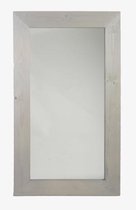 Esschert Design Spiegel White Wash M 70 X 120 Cm Hout Grijs