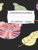Composition Notebook 7.44 x 9.69 Inches 110 pages: Dot Grid Bullet Notebook College Gift for Students, Teacher, Friend To Write Goals, Ideas & Thought