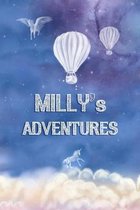 Milly's Adventures: Softcover Personalized Keepsake Journal, Custom Diary, Writing Notebook with Lined Pages