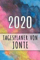 2020 Tagesplaner von Jonte: Personalisierter Kalender f�r 2020 mit deinem Vornamen