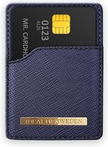 iDeal of Sweden Magnetic Card Holder Mono Universal Saffiano Navy