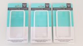 Telefoonhoesje wit met doorzichtige achterkant 3 stuks Samsung Galaxy S5