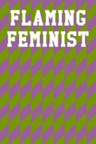 Flaming Feminist: Guitar Tab Notebook 6''x9'' 120 Pages
