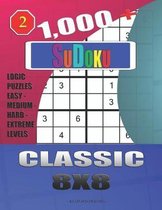 1,000 + Sudoku Classic 8x8