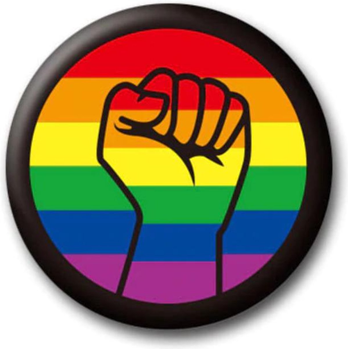 Pride Kledingspeld|Broche Fist|Gay Pride|Regenboog Pin|Cabantis|LGBTQ
