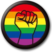 Pride Kledingspeld|Broche Fist|Gay Pride|Regenboog Pin|Cabantis|LGBTQ