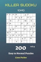 Killer Sudoku - 200 Easy to Normal Puzzles 10x10 vol.13