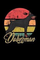 Doberman: Notebook / Journal For Your Everyday Needs - 110 Dotted Pages Large 6x9 inches