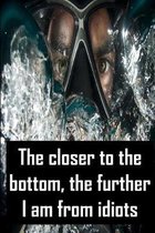 The closer to the bottom, the further I am from idiots